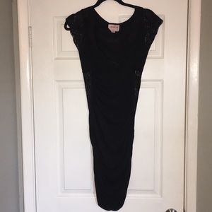 Little Black Dress w/ See through lace sides